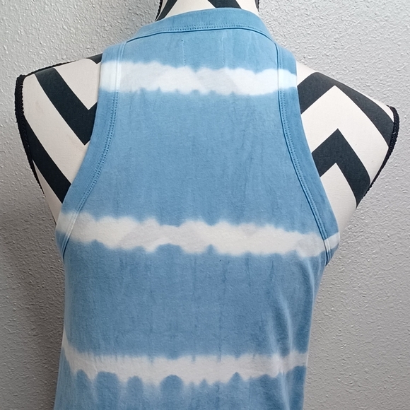 WSLY 100% Cotton Tie Dye Boho Tank Top - Picture 7 of 14